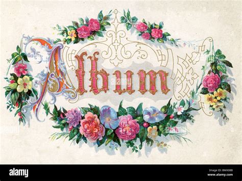 Album cover with flowers hi-res stock photography and images - Alamy