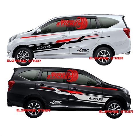 Jual Stiker Mobil Calya Sticker Body List Samping Mobil Calya Avanza