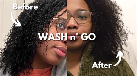 My Wash N Go Routine On Type 4 Natural Hair Youtube