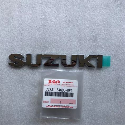 Emblema Cajuela Suzuki Swift Nuevo Original