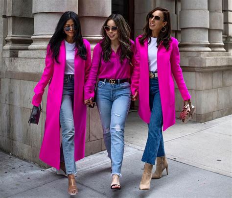 Hot Pink Coats Going Bright For Fall 2019 Sydne Style Bright Winter Outfits Pink Coat