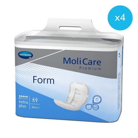 Protection Hartmann Molicare Form Extra Plus 6 Gouttes 4 Sachets