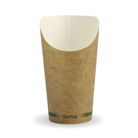 Medium 16oz Kraft Chip Cup FSC Mix Paper