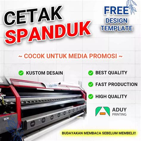 Cetak Spanduk Banner Backdrop Untuk Jualan Murah Kustom Bisa Kustom