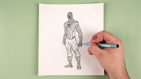 Drawing Spiderman: Easy Tutorial - Wiki Drawing Animated Characters