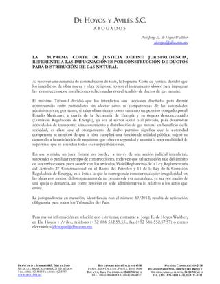 Interdictos Contra Tendido De Ductos De Gas Natura PDF