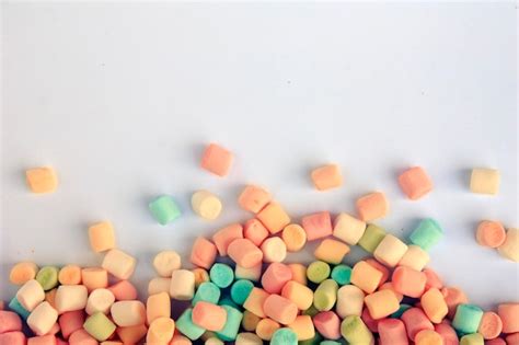 Premium Photo Colorful Mini Marshmallows