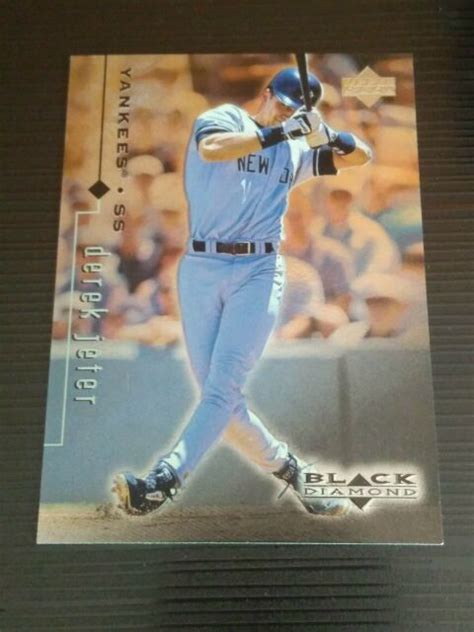 1999 Upper Deck Black Diamond Derek Jeter 56 New York Yankees HOF NMMT