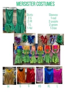 Little Mermaid Jr Costumes | Music Theatre International