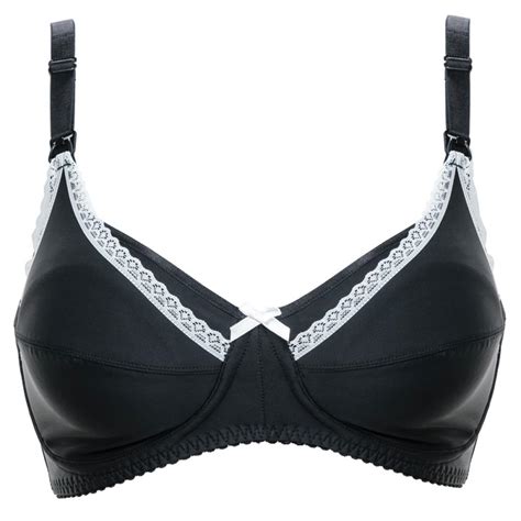 Soutien Gorge Allaitement Sans Armatures Noir Sans Complexe Maternité