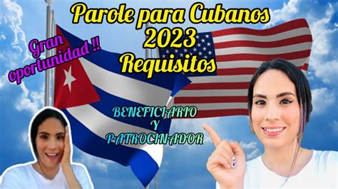 Parole Para Cubanos 2023 Requisitos Parole YouTube