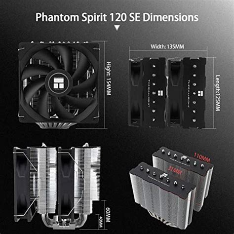 Thermalright Phantom Spirit Se Cpu Cooler Specs Compare Prices