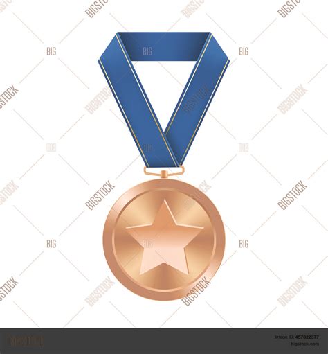 Bronze Award Medal Vector And Photo Free Trial Bigstock