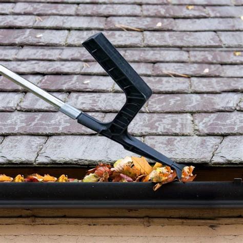 Natasher Roof Gutter Cleaning Tool Easily Removes Leaves From Clogged