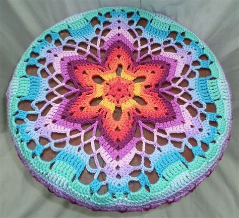 Starflower Mandala Pattern By Zelna Olivier Crochet Mandala Pattern