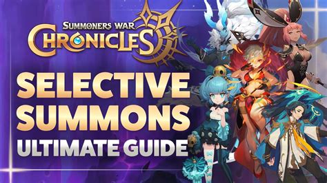 Dont Summon Yet Star Selective Summon Guide Summoners War