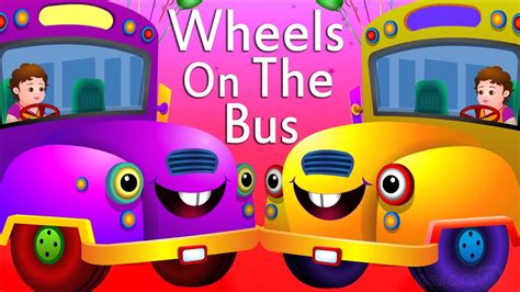 Wheels On The Bus Go Round And Round Nursery Rhymes Baby Songs No