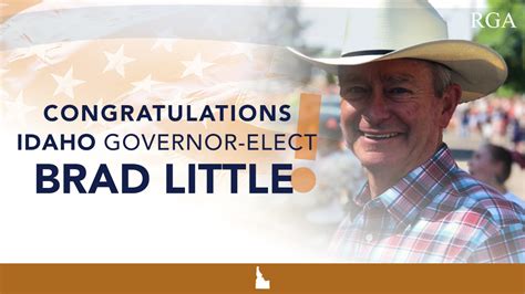 RGA Congratulates Idaho Governor-Elect Brad Little