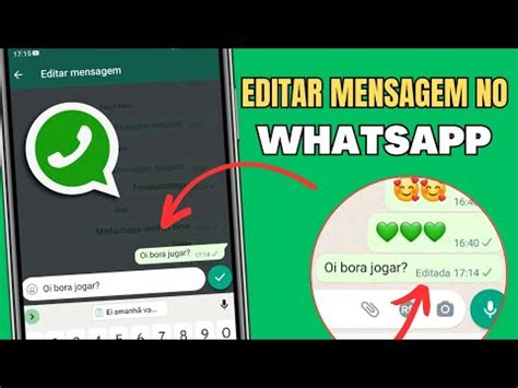 Como Editar Mensagens Enviadas No Whatsapp YouTube