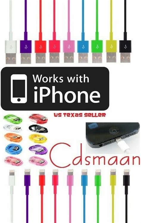 Color iphone charger | Iphone charger, Iphone, Ebay