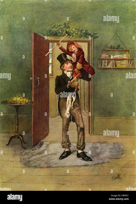 Bob Cratchit Und Tiny Tim Von A Christmas Carol Stockfotografie Alamy