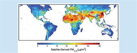 Global Satellite Derived Map Of Pm 2 5 Averaged Over 2001 2006 Source Download Scientific