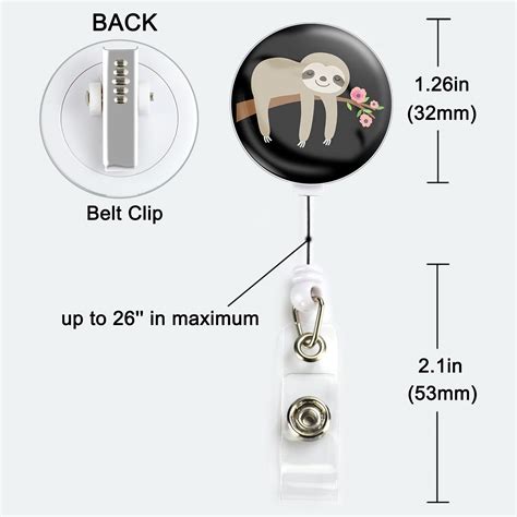 Badge Reels Retractable For Nurses Cute Id Badger Holder