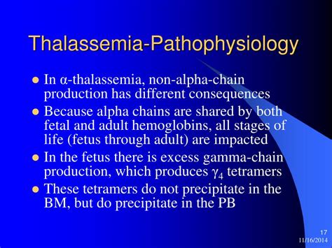 Ppt Hematology 425 Thalassemias Powerpoint Presentation Free