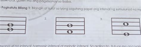 Bilangin At Isulat Sa Iyong Sagutang Papel Ang Interval Ng Sumusunod Na