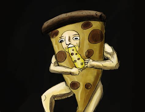 Pizza Guy Eating Pizza Saturn Devouring His Son Know Your Meme