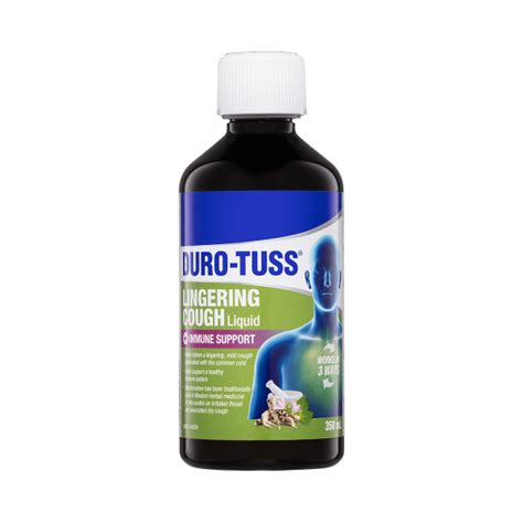 DURO-TUSS Lingering Cough Liquid + Immune Support - Duro-Tuss