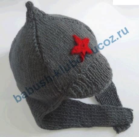 Вяжем шапочку БУДЕНОВКУ спицами, мастер-класс!, Вязание для детей