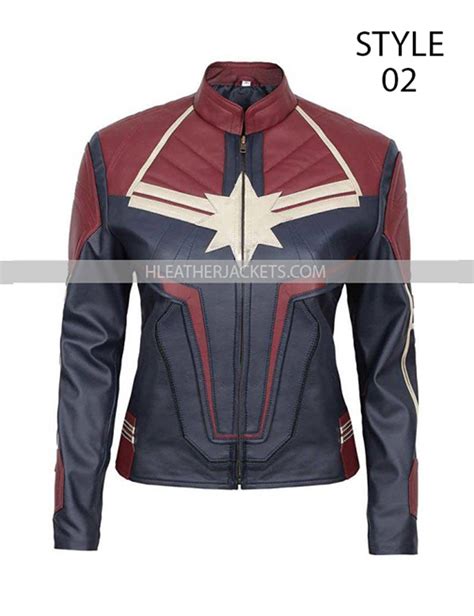 Captain Marvel Jacket - Carol Danvers Leather Jacket