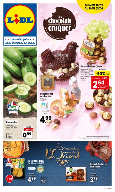 Calendrier Lidl Arrivage De La Semaine Du Mars Au Avril