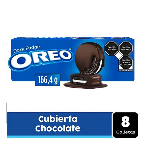 Galletas Oreo Dark Fudge Con Cobertura Sabor Chocolate 166 4 G Walmart