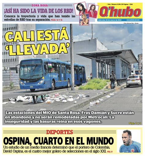 Q Hubo Cali On Twitter PortadaQhuboCali Estas Son Nuestras Portadas