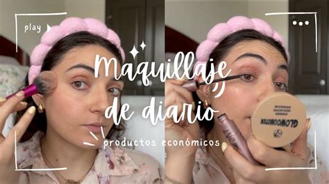 Maquillaje Natural En 5 Min Con Productos Económicos Mi Maquillaje De Diario Youtube