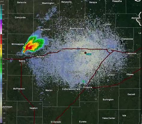 Radar Loop Of A Supercell On May 25 2016 Part 2 Youtube