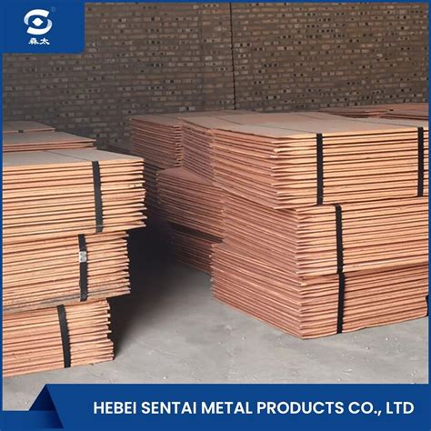 Copper Cathode Plate Purity Copper Cathode Electrolytic Copper