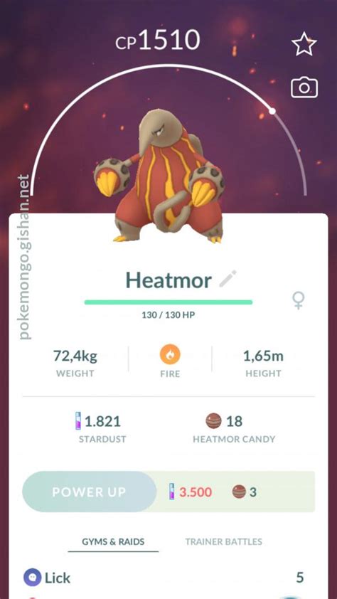 Heatmor - Pokemon Go