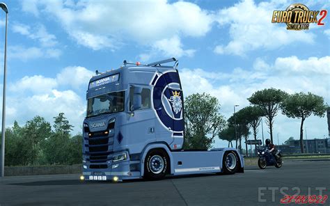 Scania S 2016 SCS Light Blue Griffin Metallic Skin V 1 0 ETS2 Mods