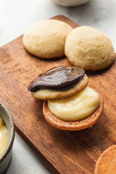 The Best Boston Cream Whoopie Pies The Live In Kitchen