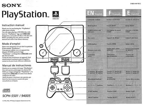 Playstation Scph Manual De Instru Es Datassette