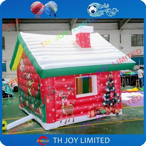 Santa Grotto House Inflatable Christmas Decoration Booth Tent