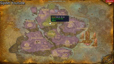 Netherstorm Anvil And Forge Location Wow Tbc Youtube