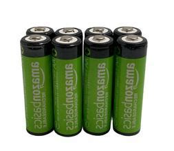 Amazon Basics 8 Pack AA Rechargeable Batteries 2000