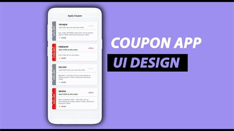 Modern Coupon App Ui Dynamic Ionic Youtube