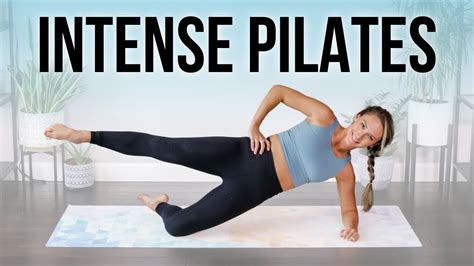 Intense Pilates Mat Workout Advanced Pilates Mat Routine Youtube