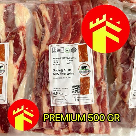 Jual Beef Slice Gr Daging Sapi Slice Iris Halal Teriyaki Yakiniku