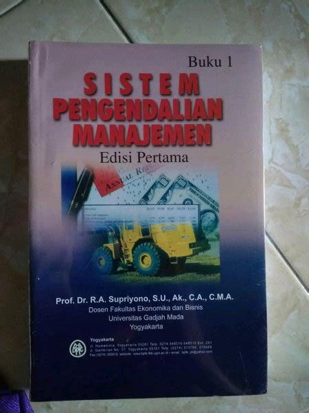 Jual Sistem Pengendalian Manajemen Edisi Pertama Buku 1 RA Supriyono